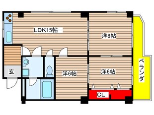 メゾン第三初島の物件間取画像